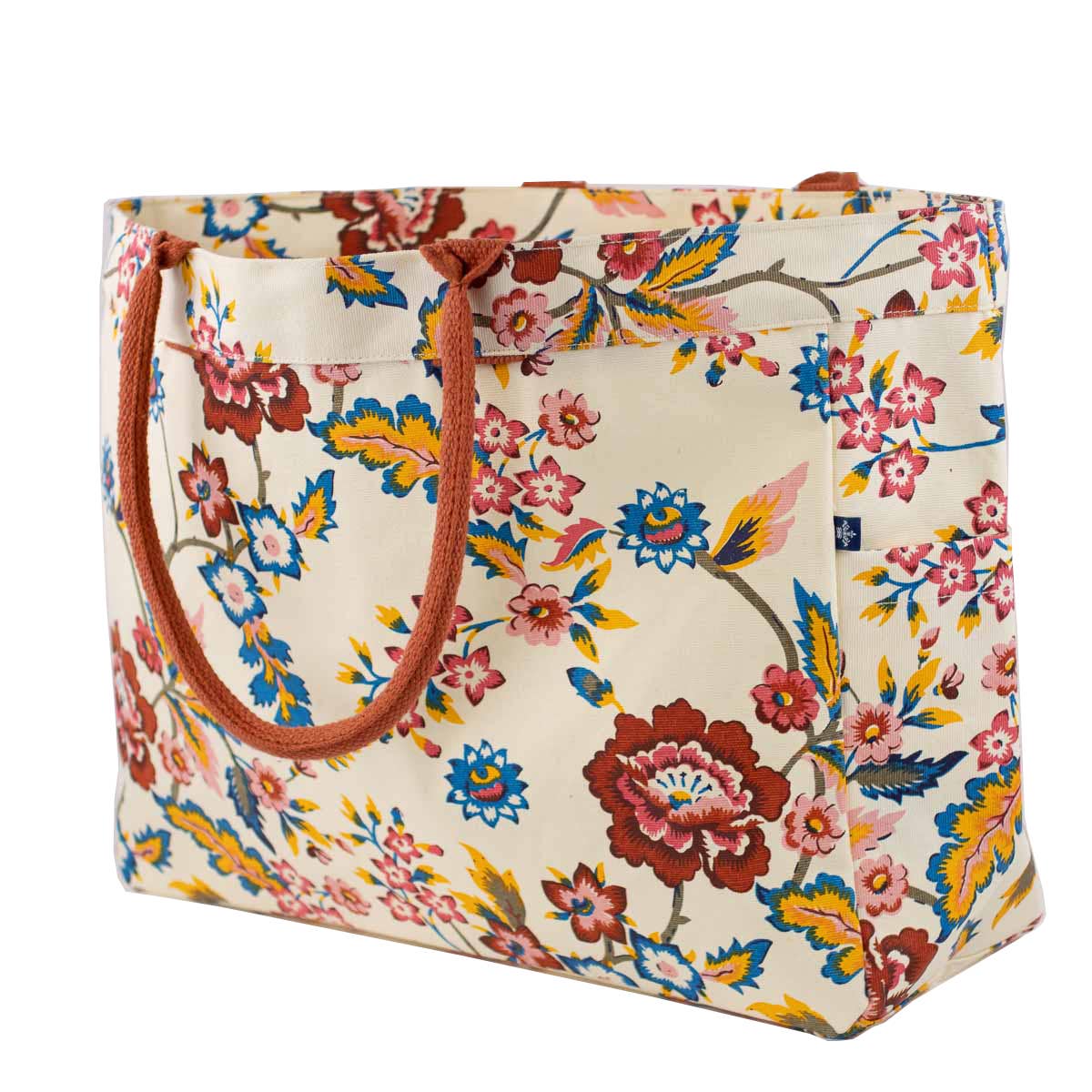 Wellsboro Tote Natural/Multi 18x13.5x6