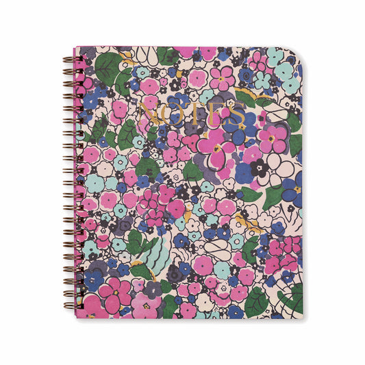 Amelin Archive Florale Sprial Notebook