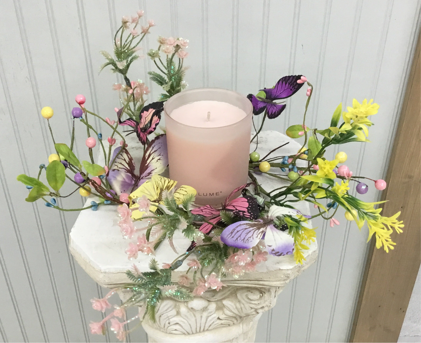 Butterfly Candle Ring 12in