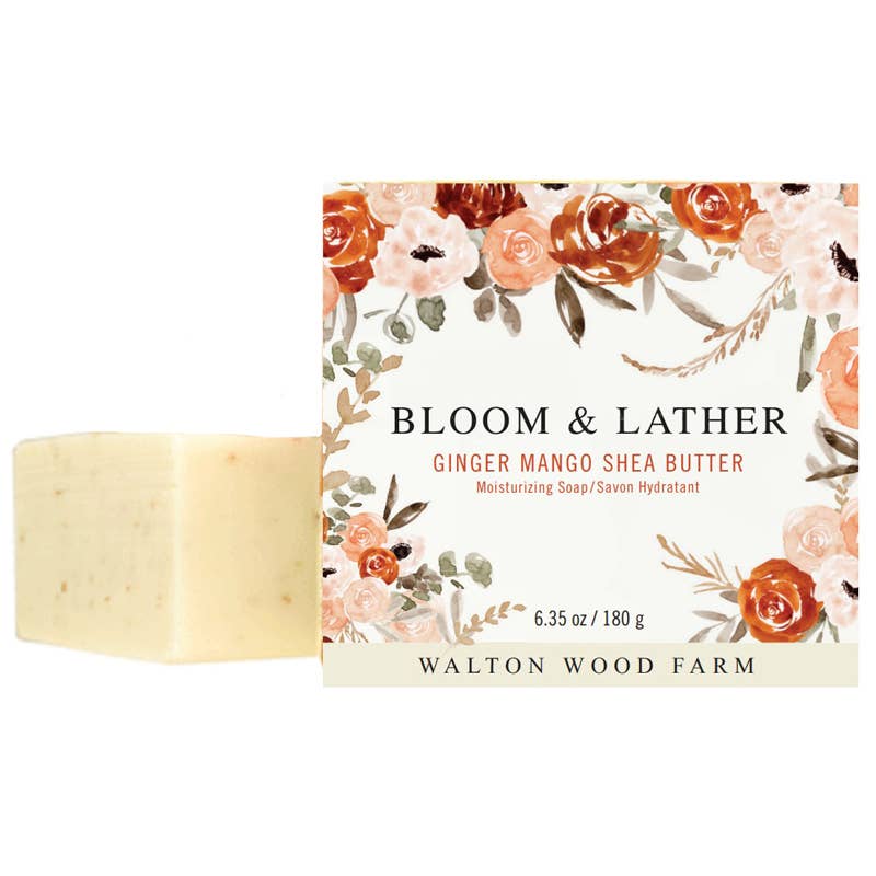 Bloom & Lather Ginger Mango Shea Butter Soap