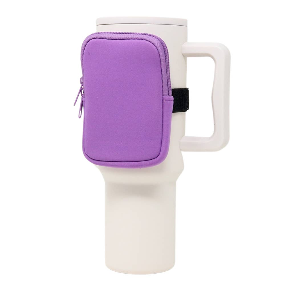 Neoprene Tumbler Bag | Solid Purple