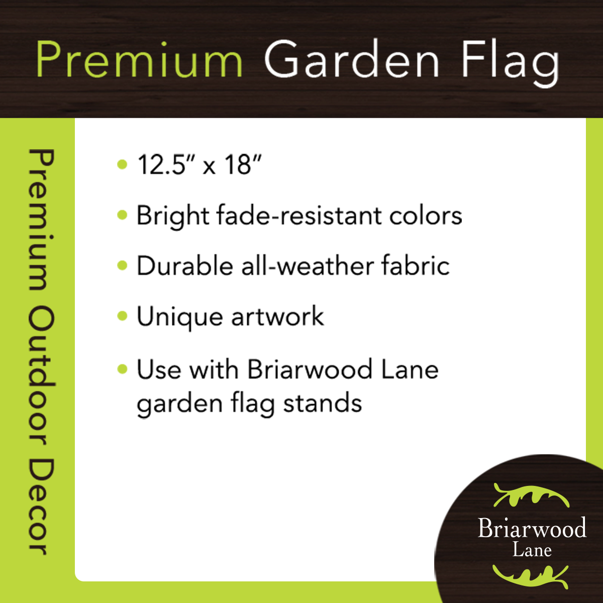 Lemonade Friends Summer Burlap Garden Flag 18" x 12.5"