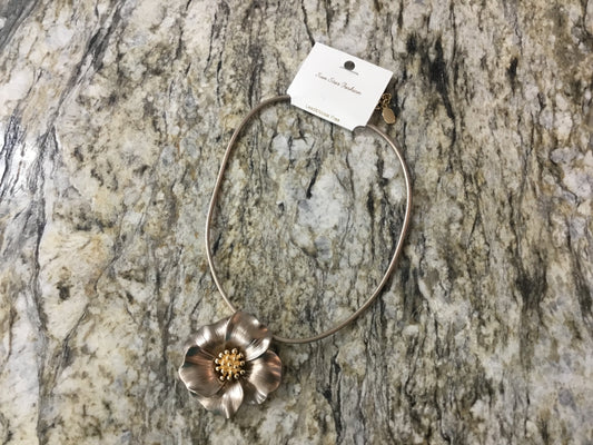 Bronze Flower Necklace