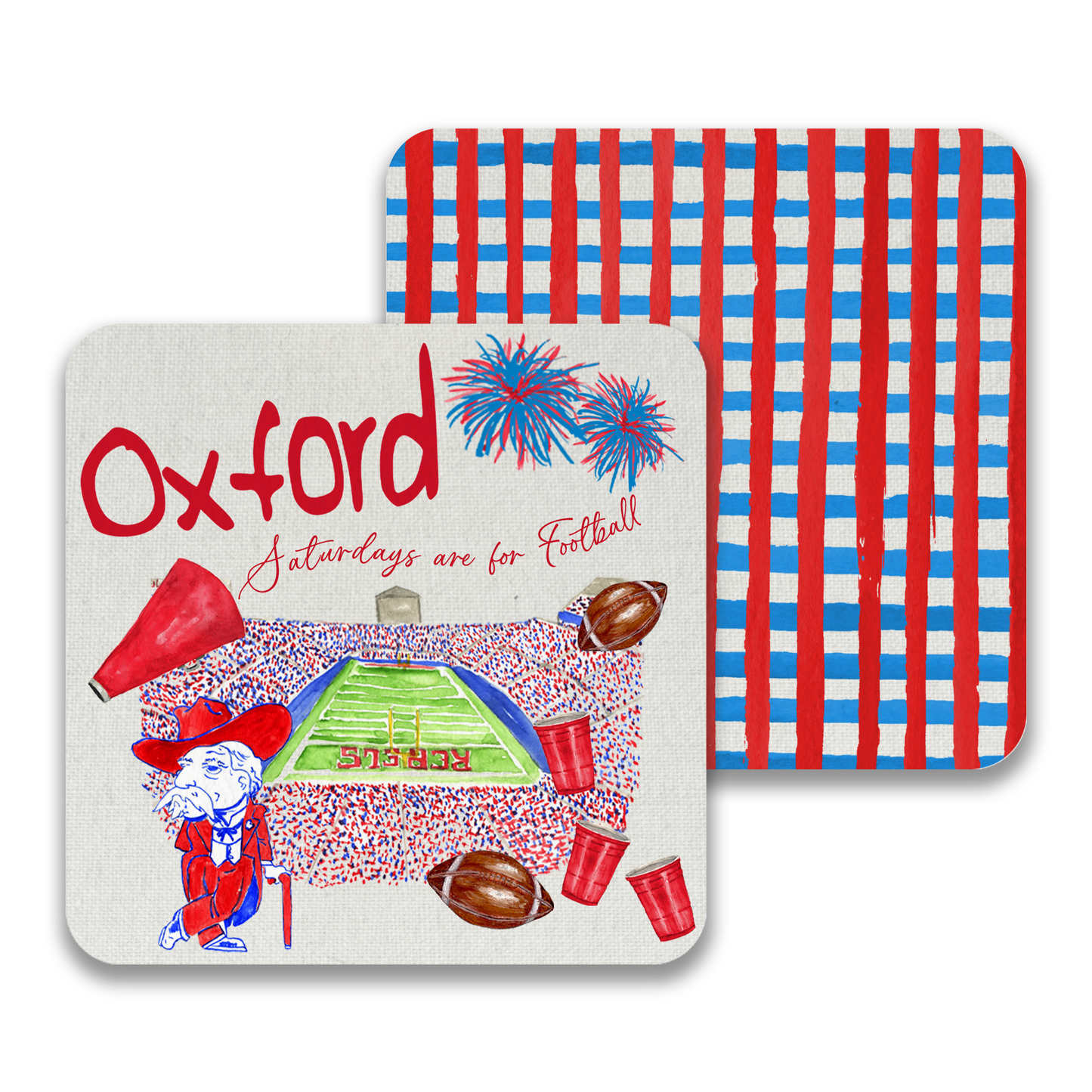 Ole Miss Drink Coasters