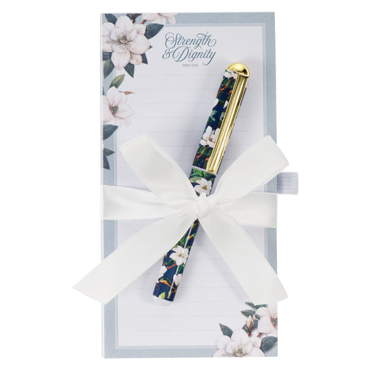 Strength & Dignity Magnetic Notepad w/ Pen