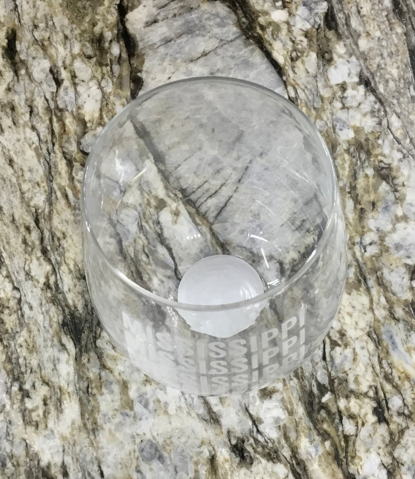 State of Mississippi Wine Glass - 19oz State Of Mine