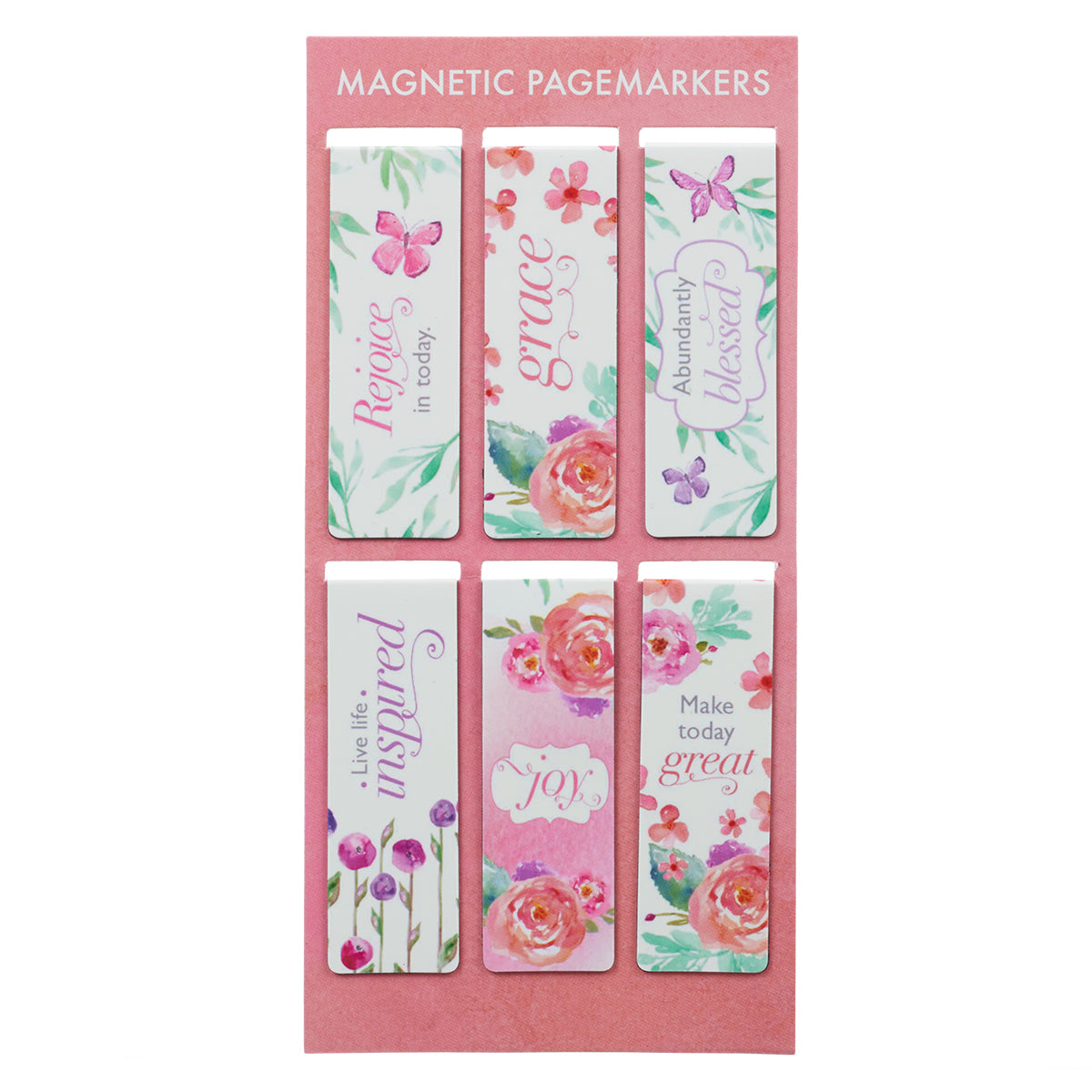 Blossoms Of Blessings Magnetic Bookmark Set