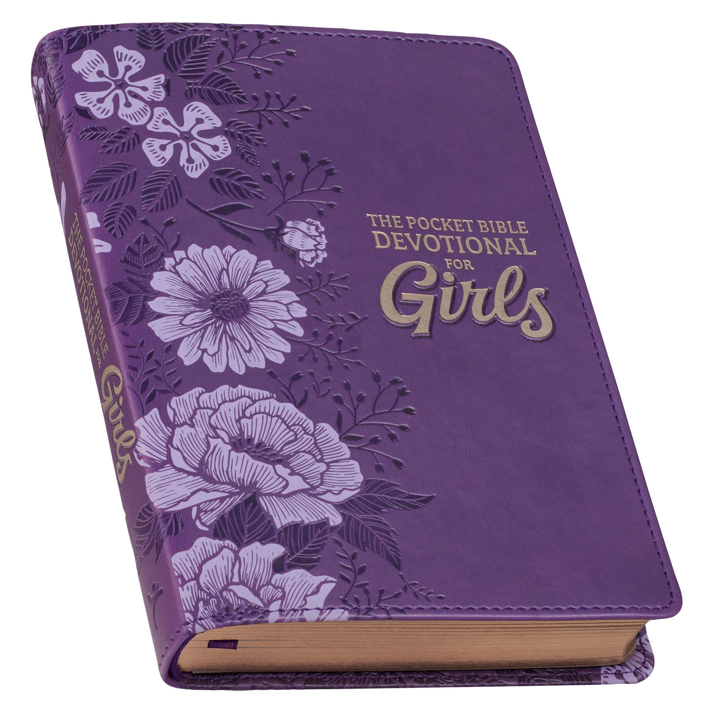 Devotional For Girls Purple / Leather