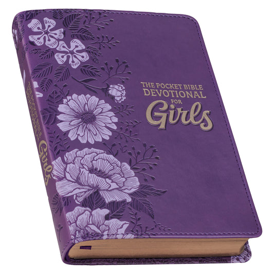 Devotional For Girls Purple / Leather