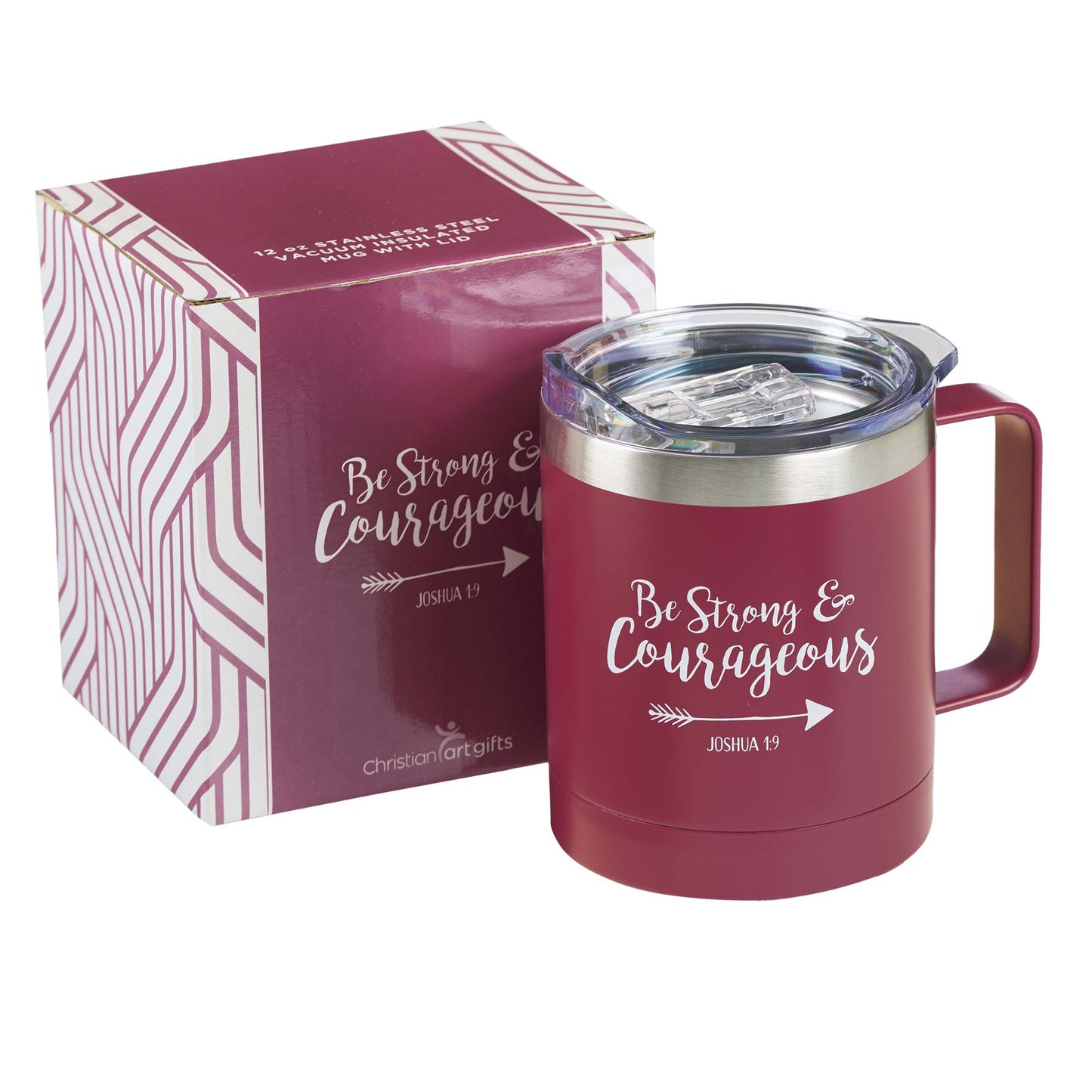 Be Strong & Courageous Stainless Steel Mug
