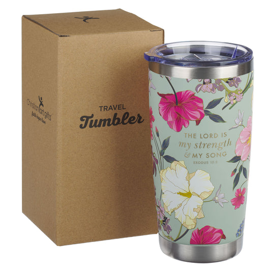 My Strength & Song Stainless Steel Tumbler