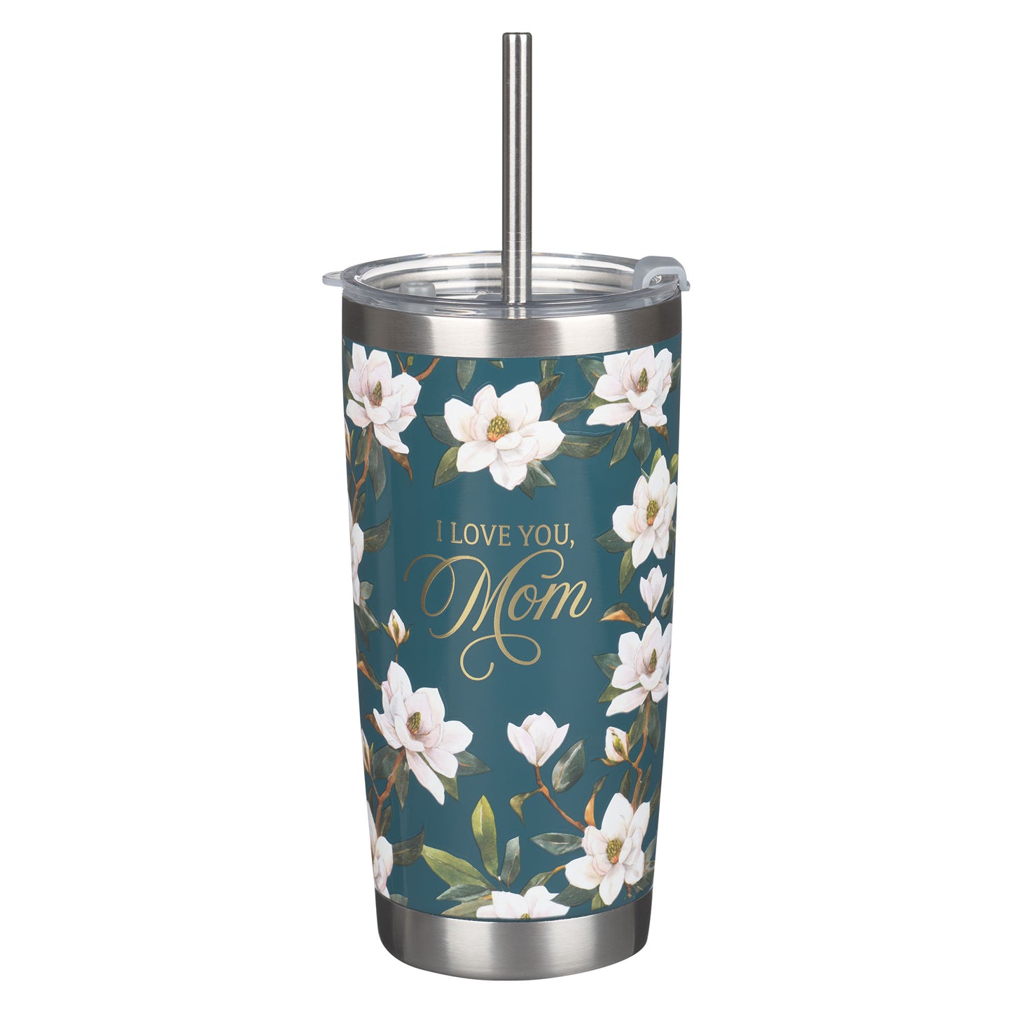 I Love You Mom Stainless Steel Travel Tumbler