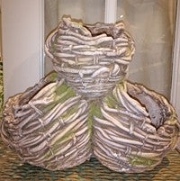 Vine Basket Flower Pot Stack