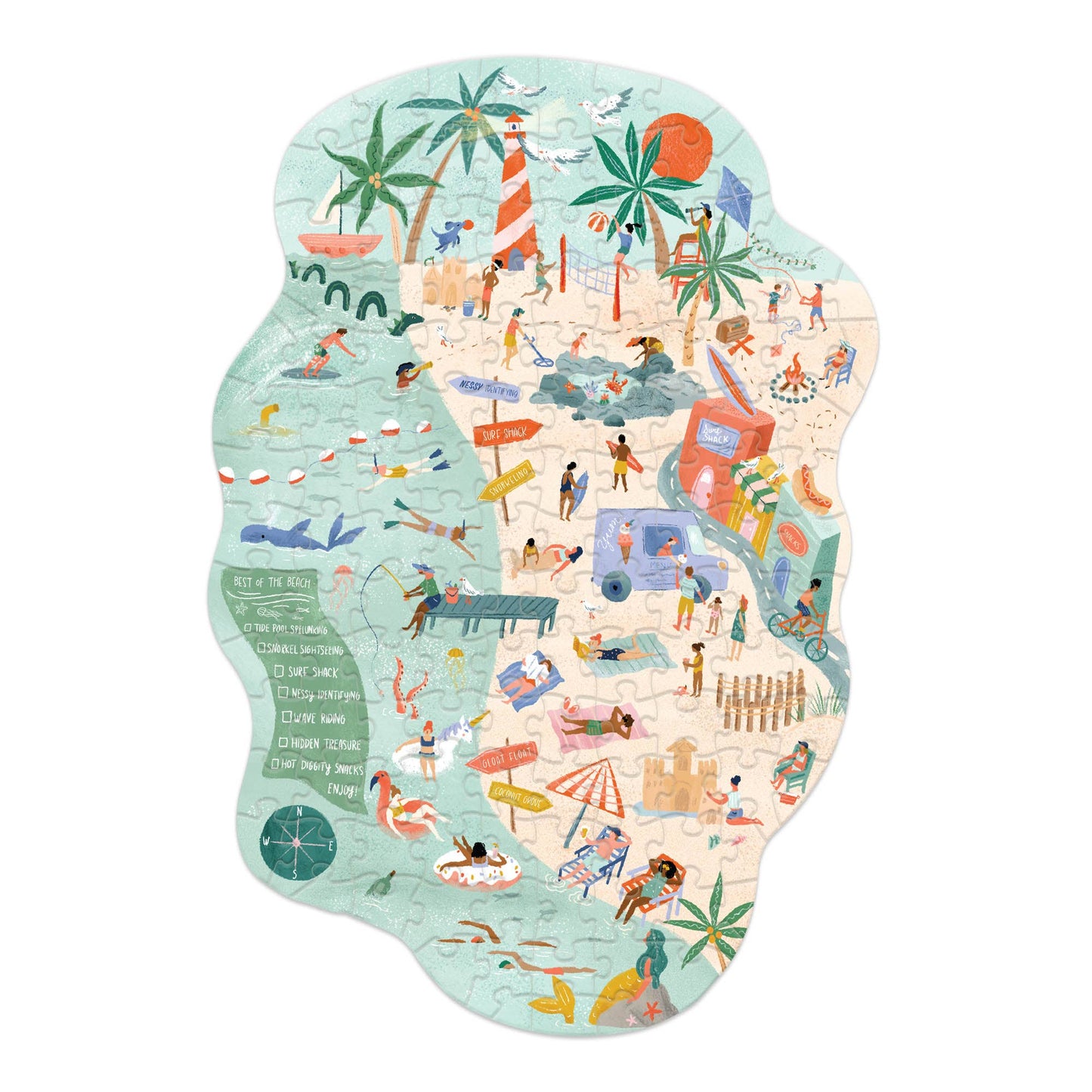 MINI JIGSAW PUZZLE, Fun in the Sun