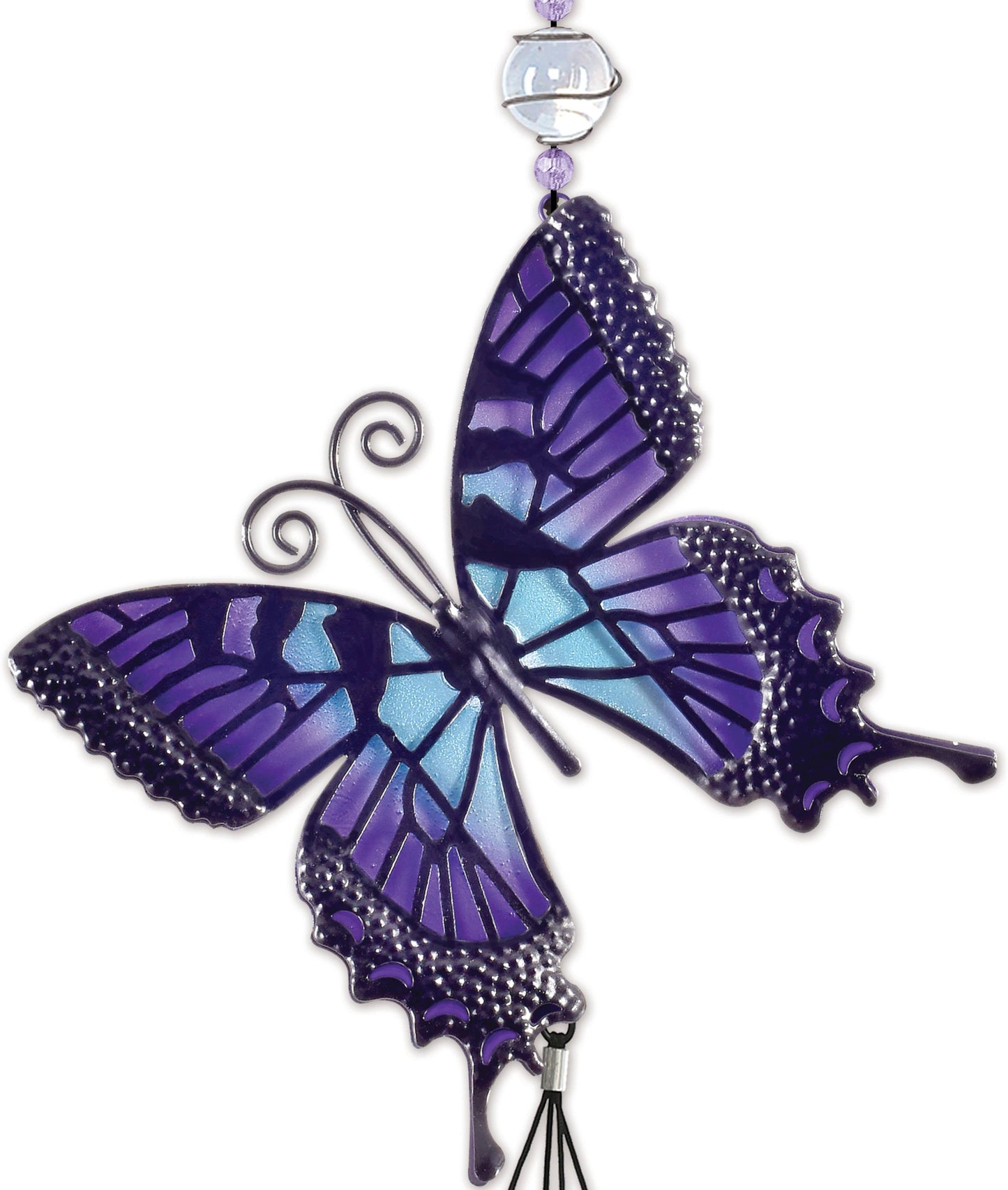 45" Purple Butterfly Wind Chimes Garden Decor -  94890