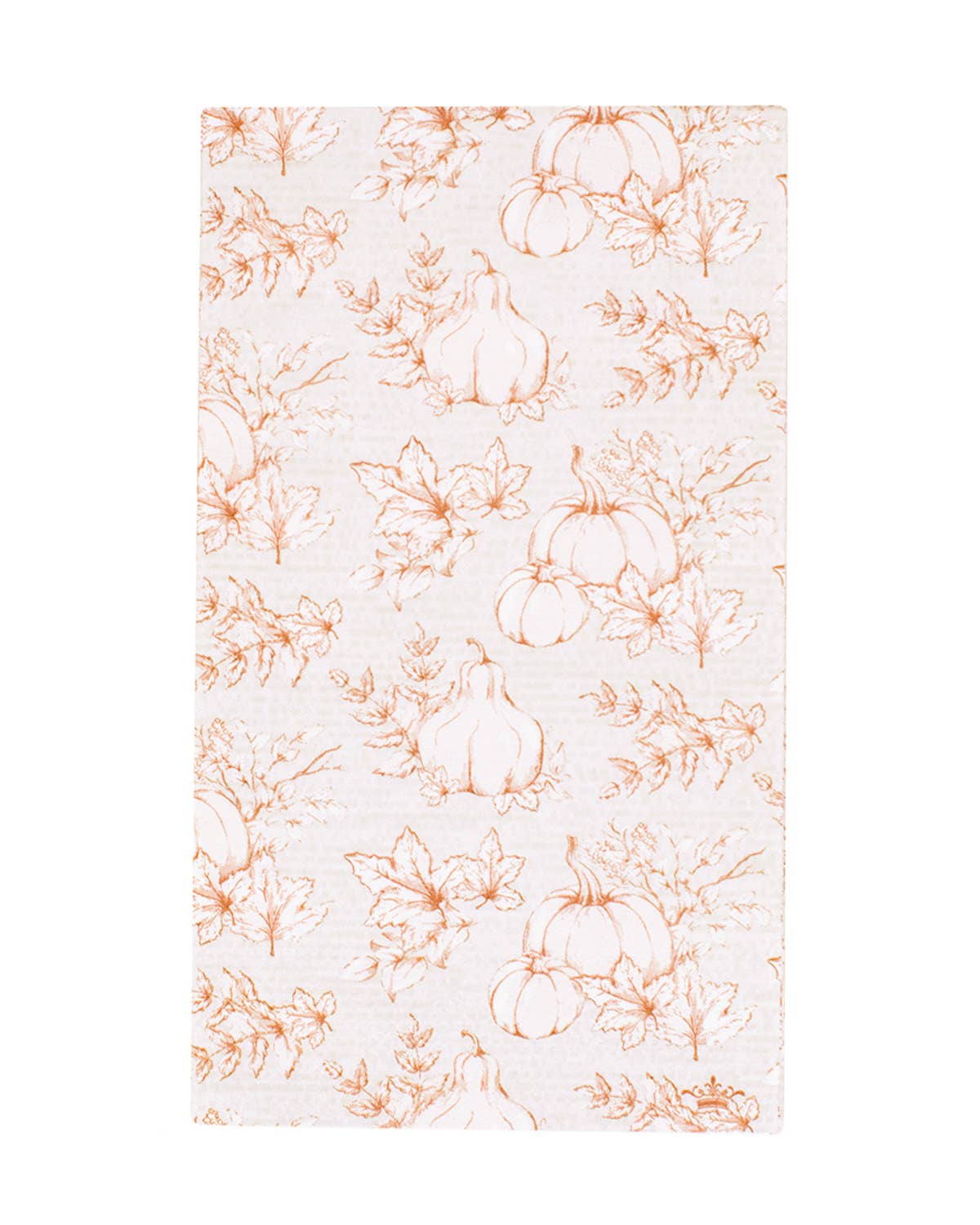 Harvest Toile Guest Napkins Cream/Sheepskin 4.25x7.75