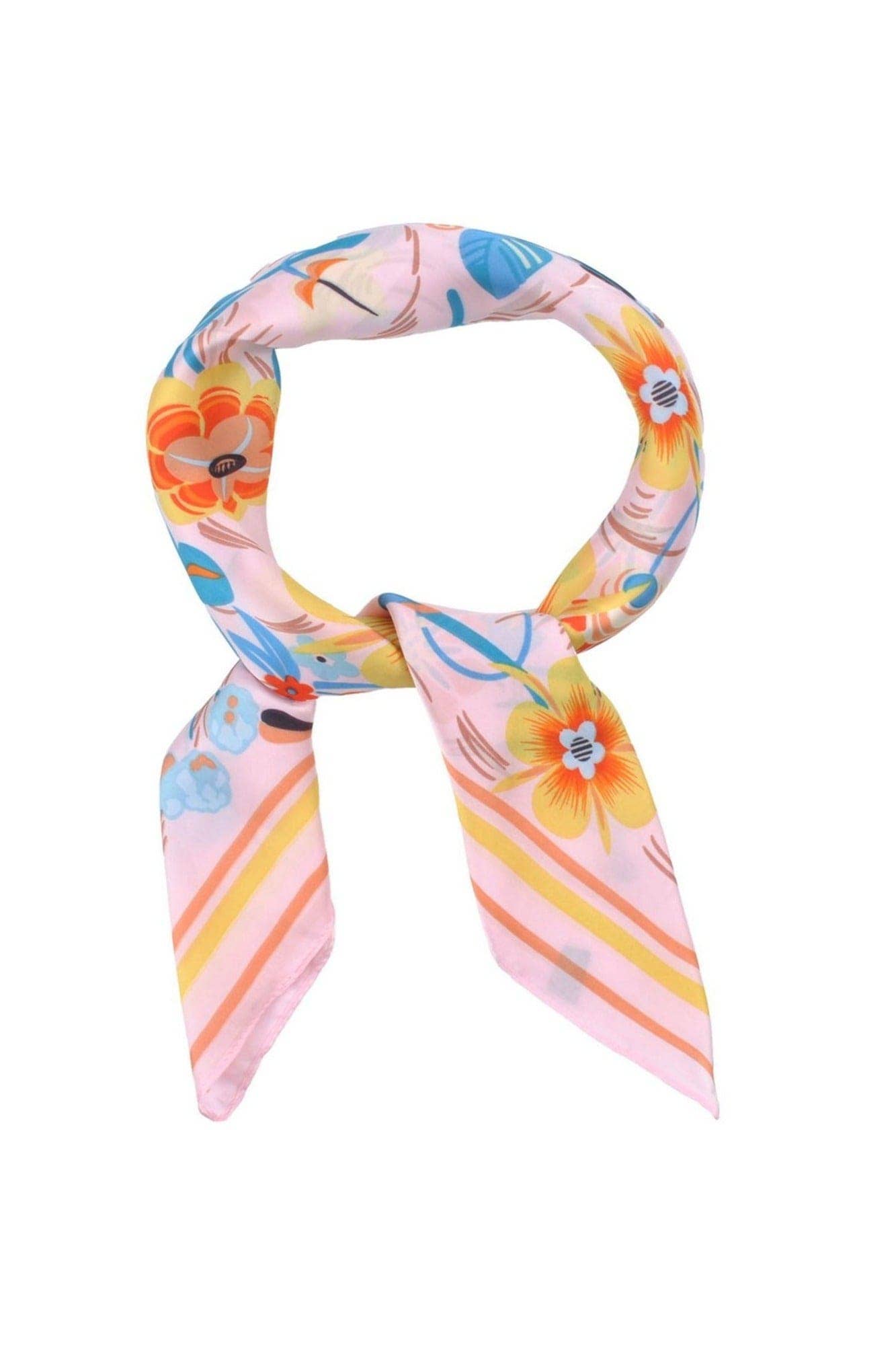 Multi Color Flower Print Bandana