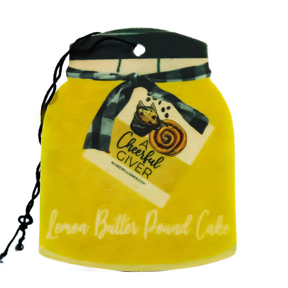Car Air Freshener (- Lemon Butter Pound Cake