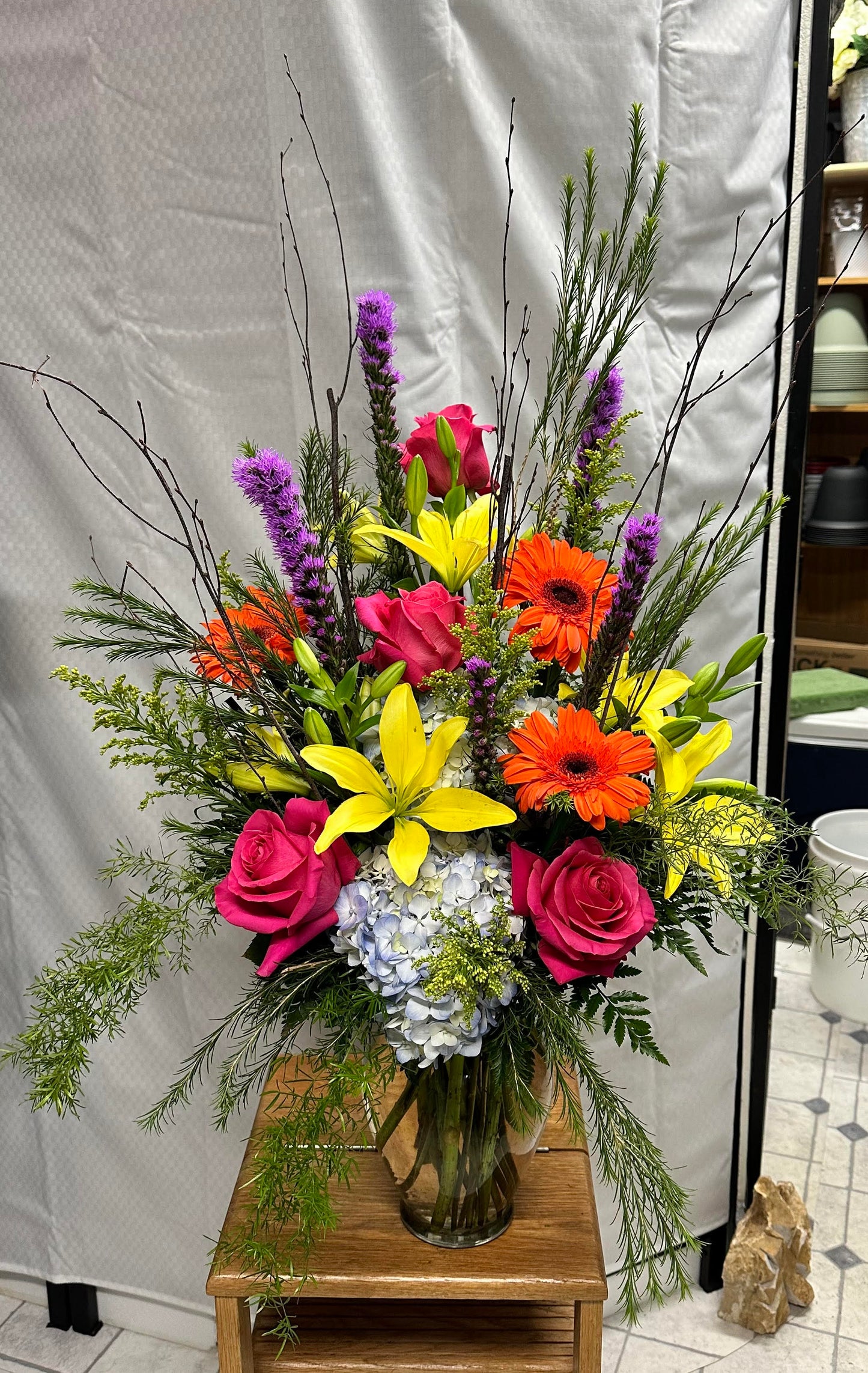 Designers Choice Vase of Flowers
