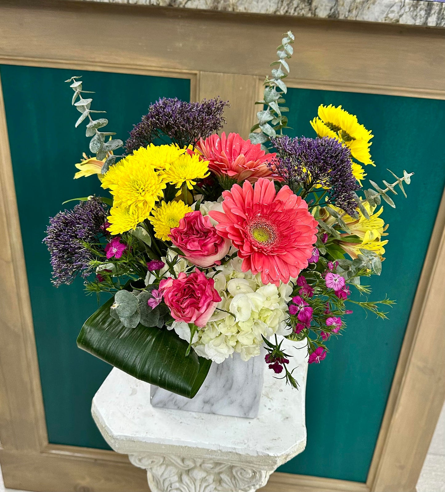 Designers Choice Cube of Flowers