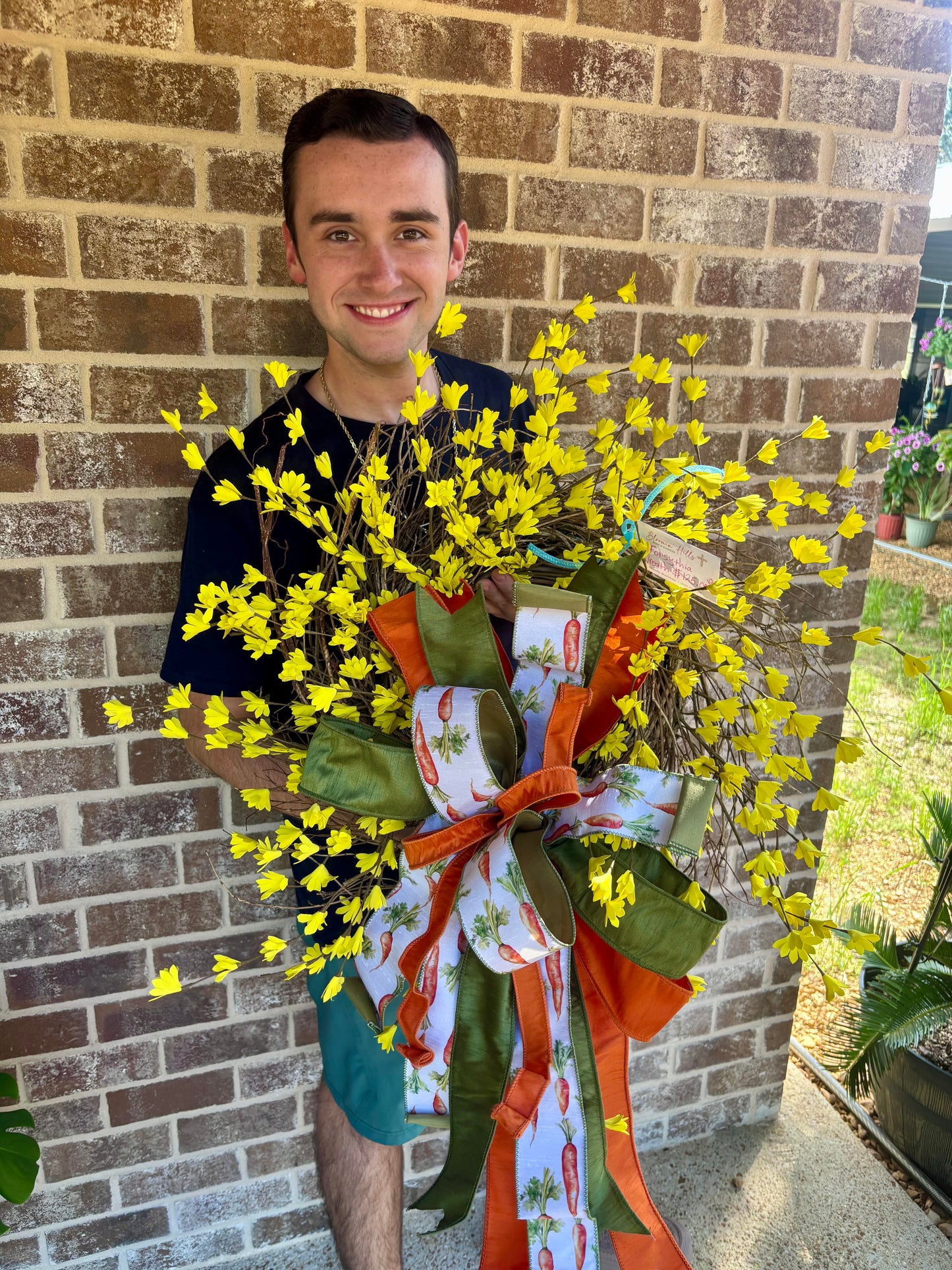 Forsythia Wreath