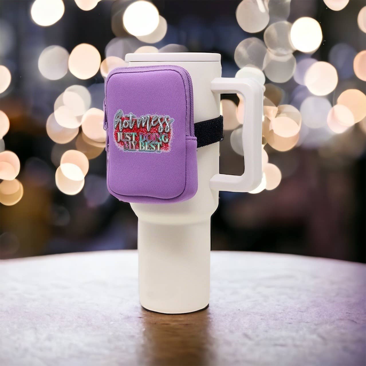 Neoprene Tumbler Bag |  Hot Mess