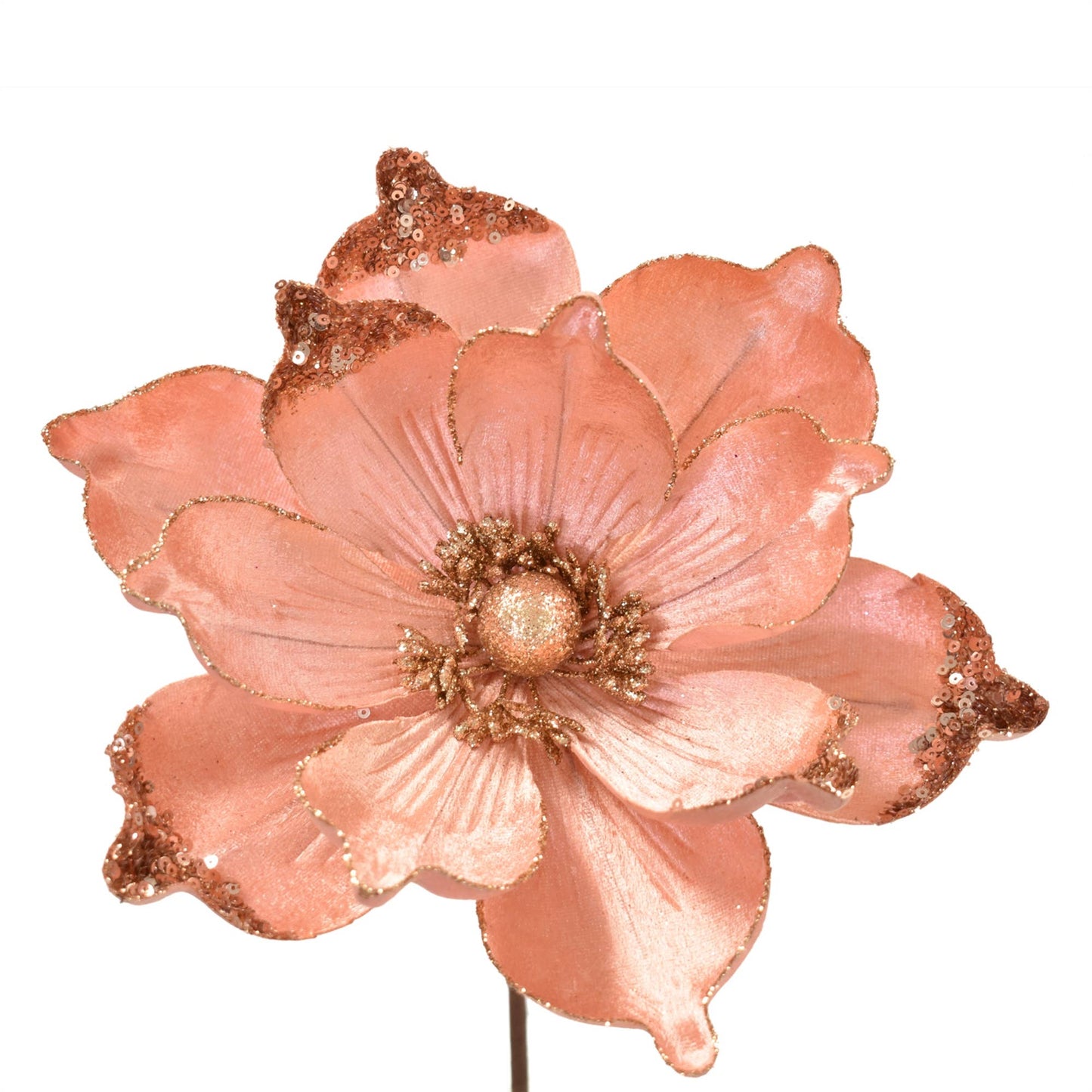 Sweet Velvet Sequin Edge Magnolia - Blush 24.75" X 10.25"