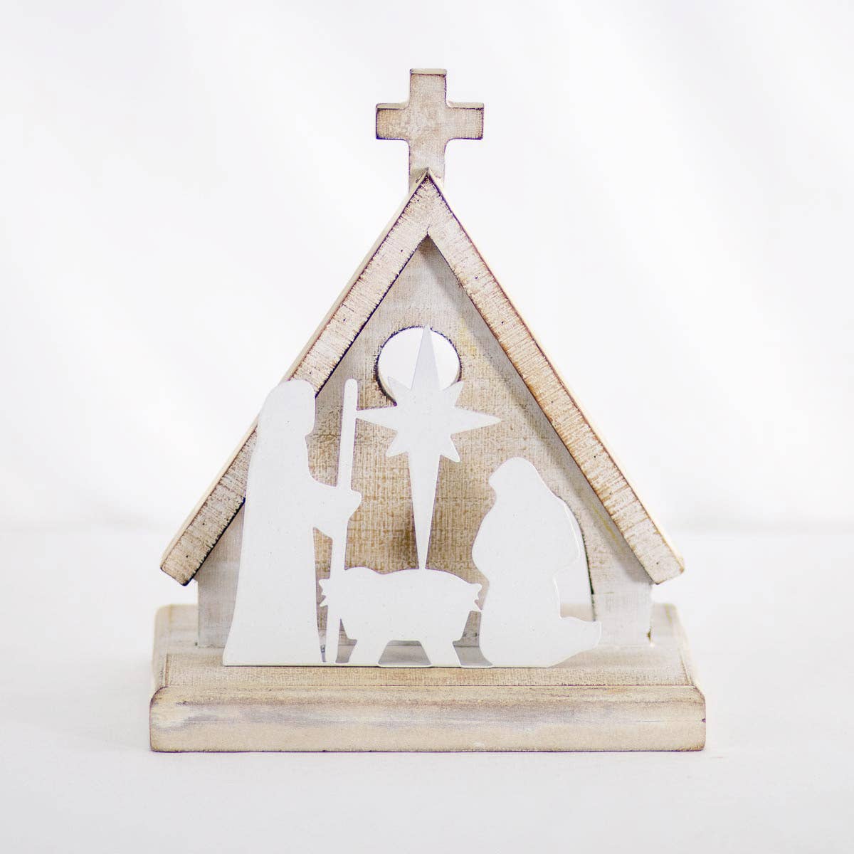 Bethlehem Nativity   Antique White