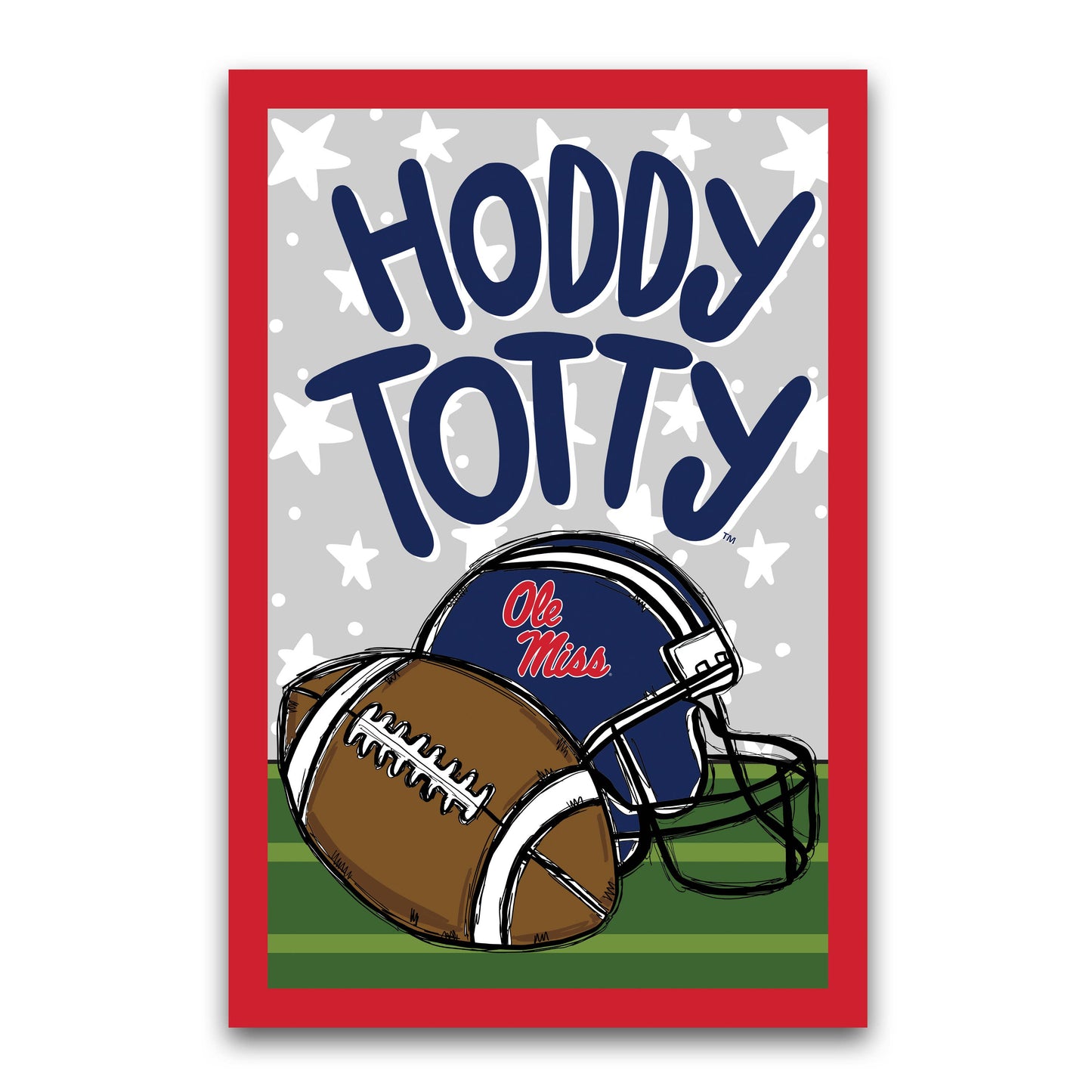 OLE MISS Football Flag