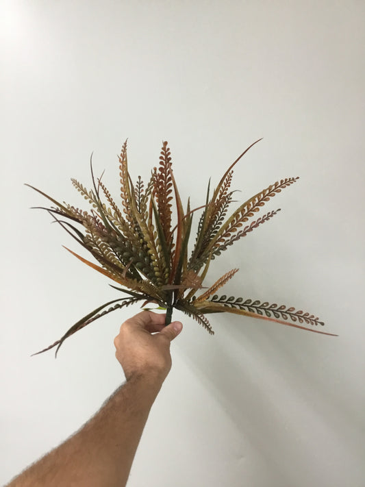 BeadGrass Fall Bush 16”