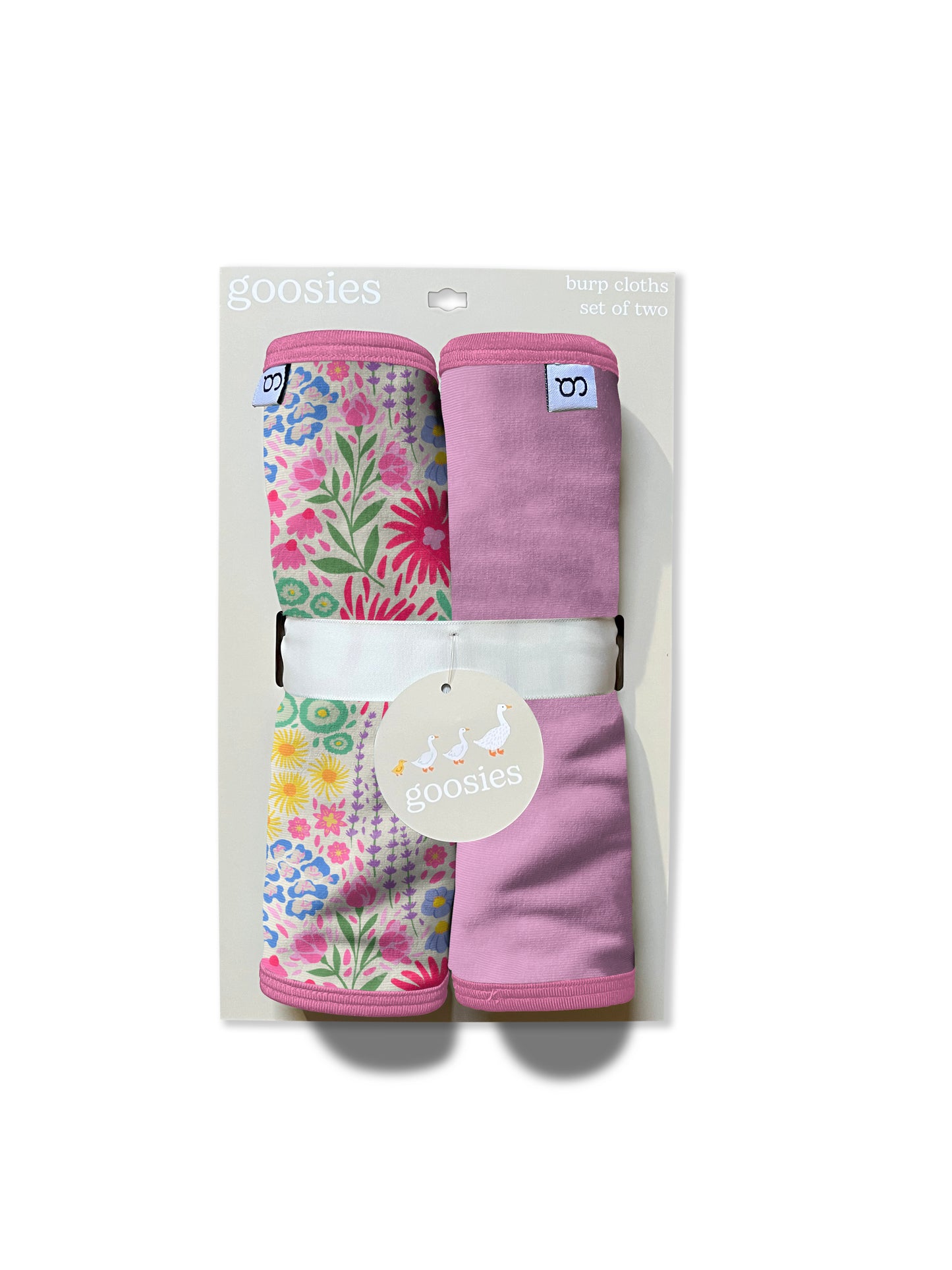 Baby Burp Cloth Set - Flower Fields