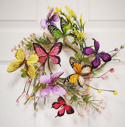 Butterfly Candle Ring 12in