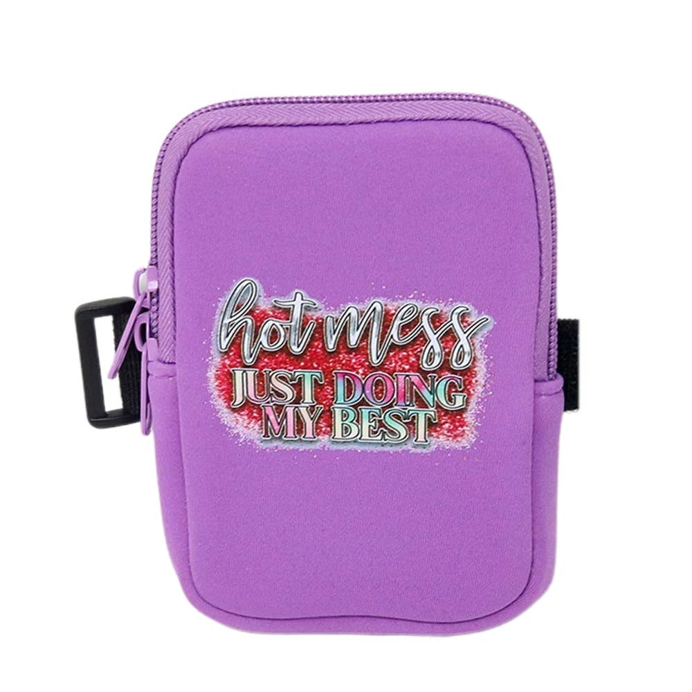Neoprene Tumbler Bag |  Hot Mess