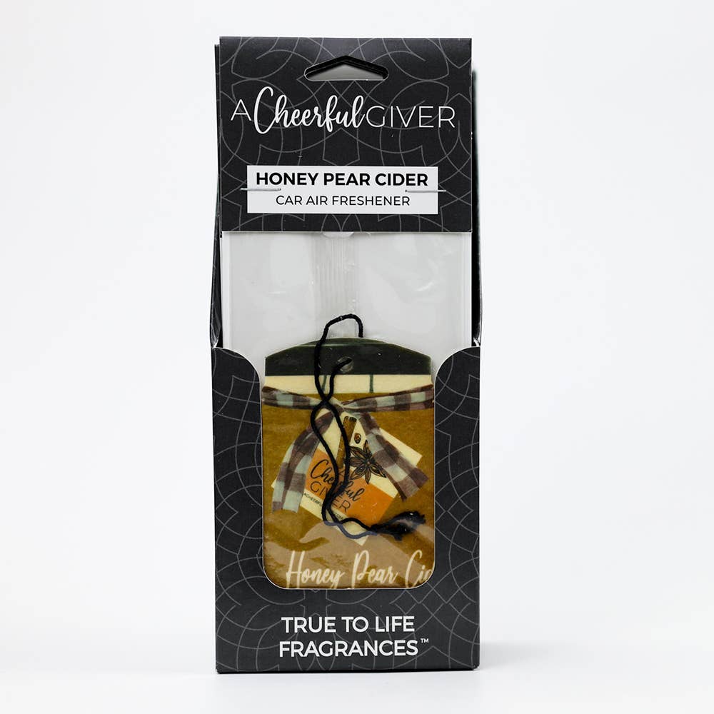 Car Air Freshener - Honey Pear Cider