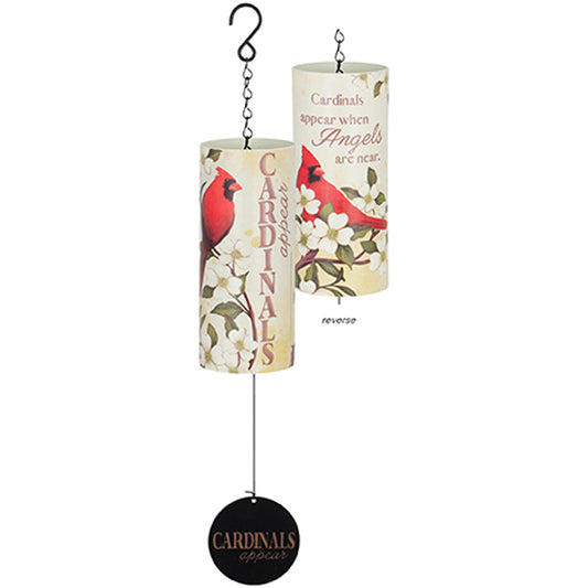 Cardinals Appear Sympathy Wind Chime