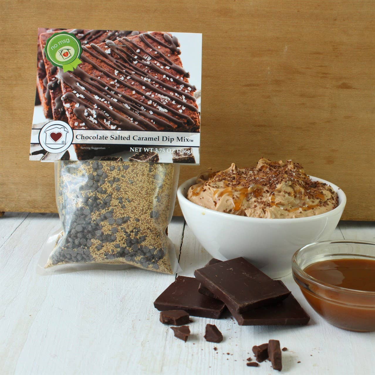 Chocolate Salted Caramel Dip Mix