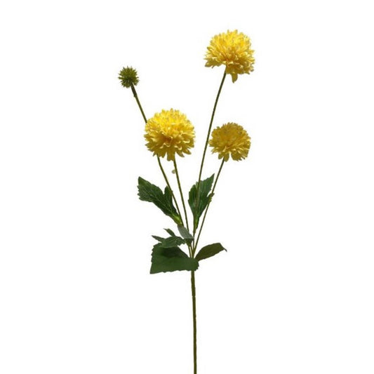Mini Ball Chrysanthemum Spray - Yellow 23.5"