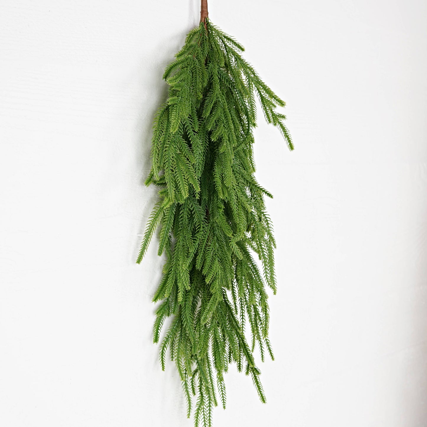 31852-28inLx14inW Teardrop-Soft touch Evergreen Norfolk Pine