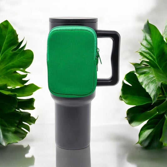 New! Neoprene Tumbler Bag | Dark Green 