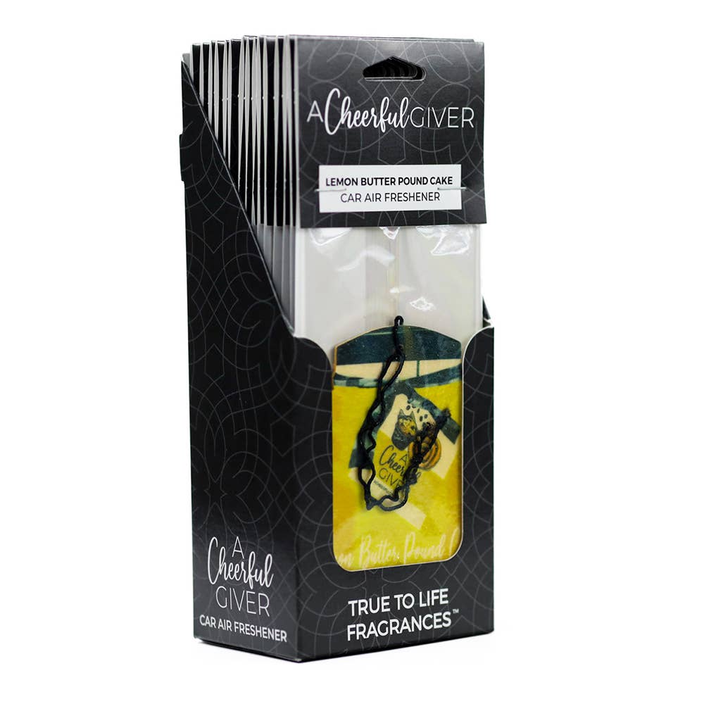 Car Air Freshener (- Lemon Butter Pound Cake