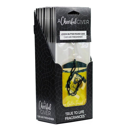 Car Air Freshener (- Lemon Butter Pound Cake