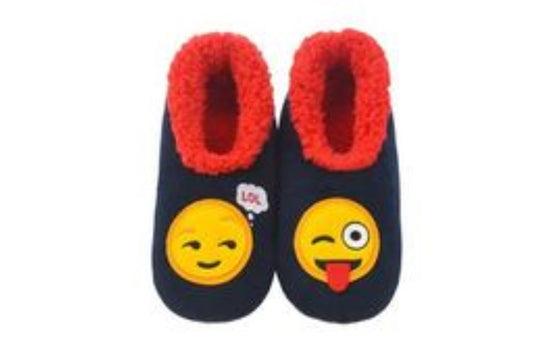 Snoozies Women’s Emoji Slippers