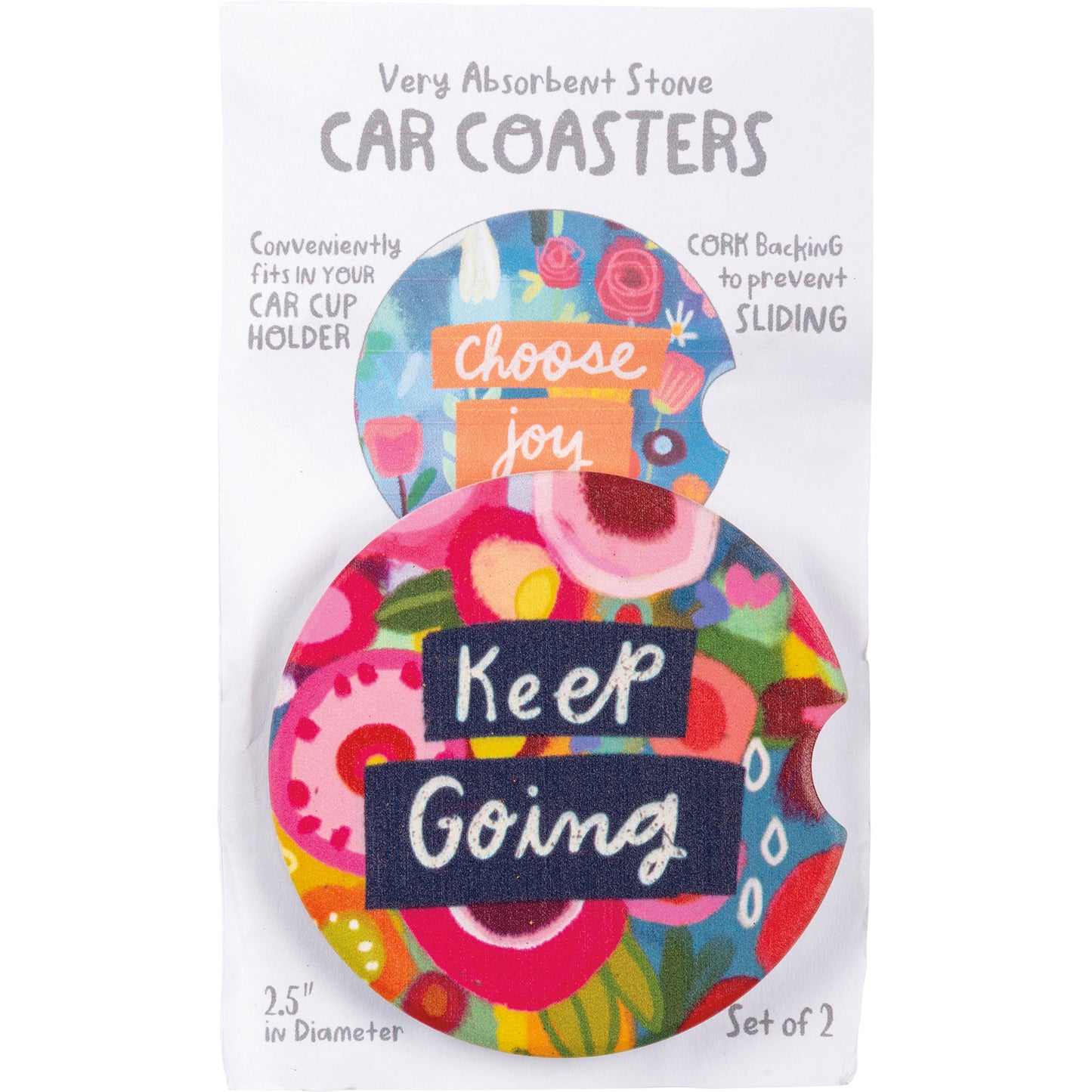 Car Coasters “Keep Going”