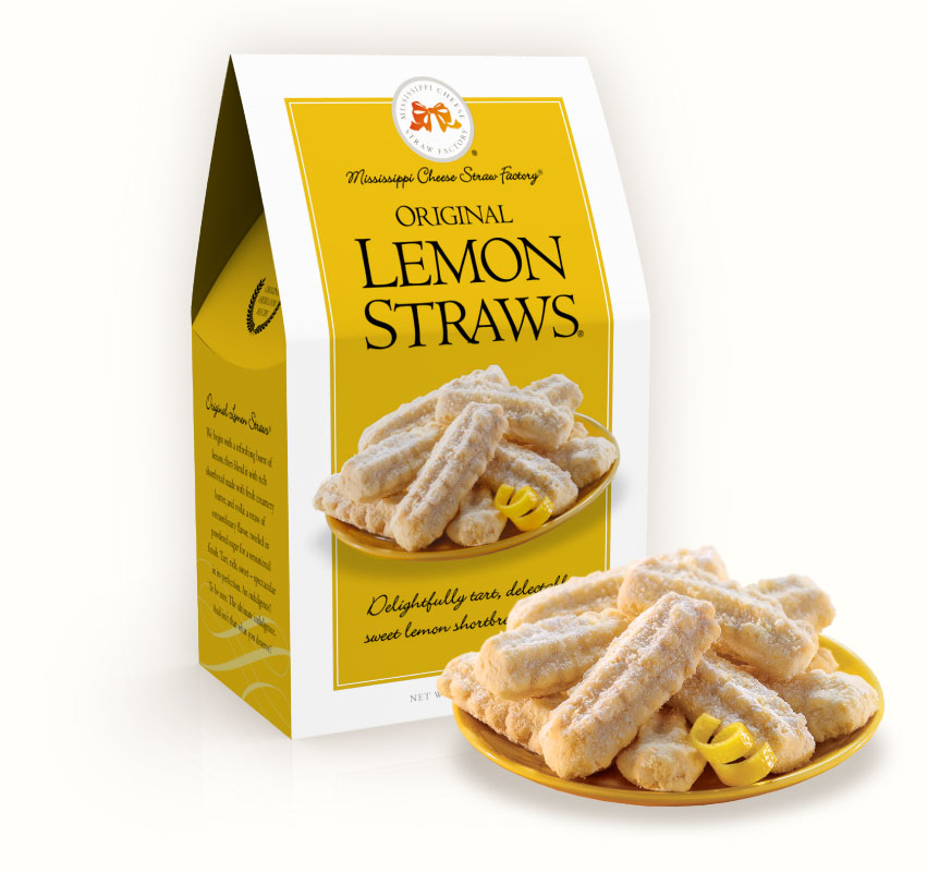 Mississippi Cheese Straws - Original Lemon