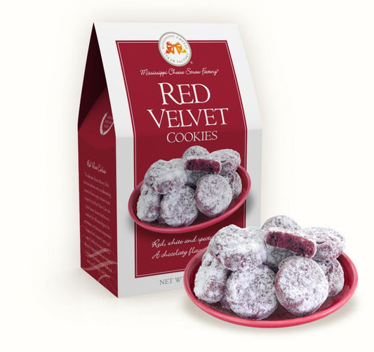 Mississippi Cheese Straws - Red Velvet Cookies